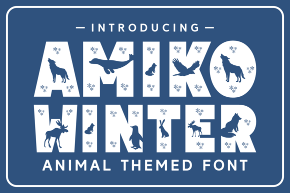 Amiko Winter: A Bold Winter Font