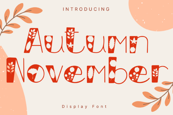 Autumn November: A Whimsical Font for Business Branding