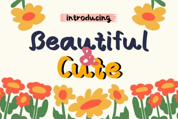 Beautiful Cute Font for Web Design