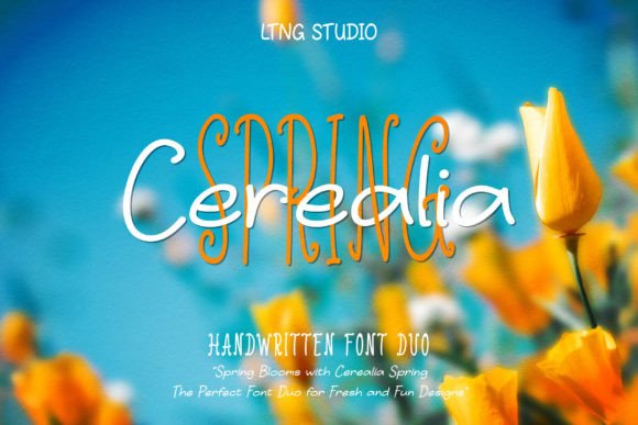 Cerealia Spring Handwritten Font
