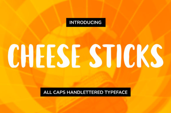 Cheese Sticks: A Bold Display Font