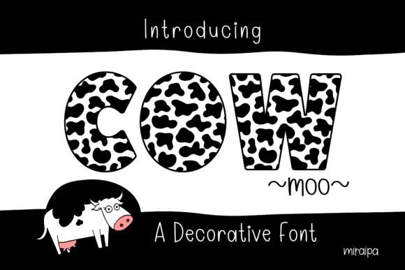 Cow Moo Font: A Cute Typeface for Creative Projects