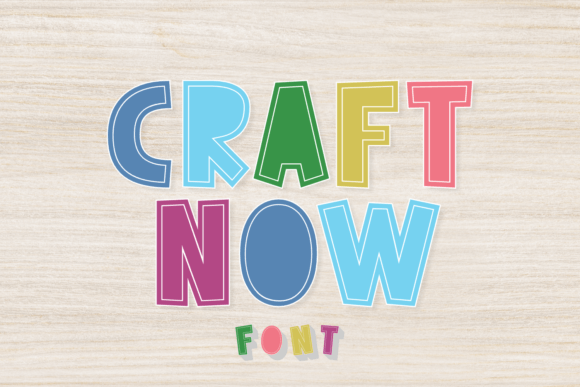 Craft Now: A Playful Font for Creative Marketing