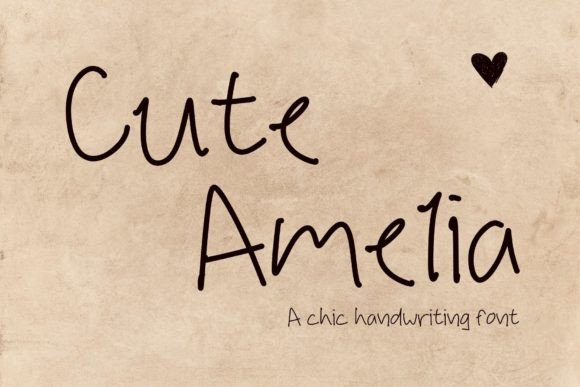 Cute Amelia Font Review