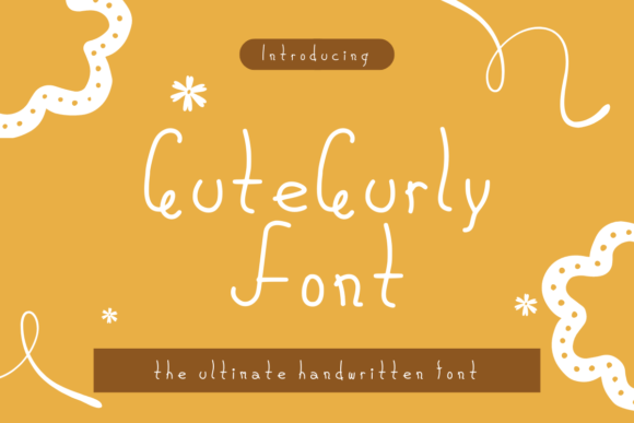 Cutecurly: A Whimsical Font for Makers