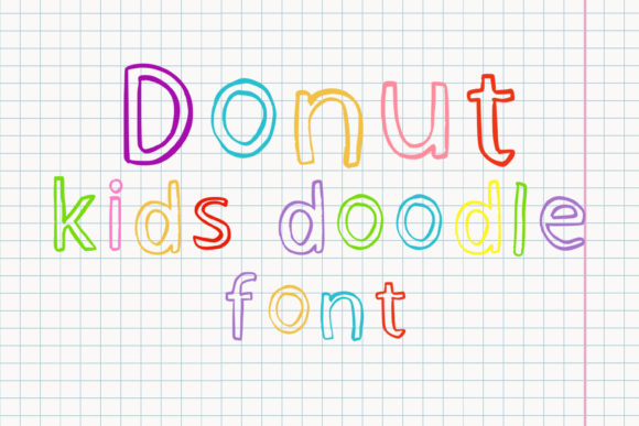 Donut Kids Doodle Font for Web Design