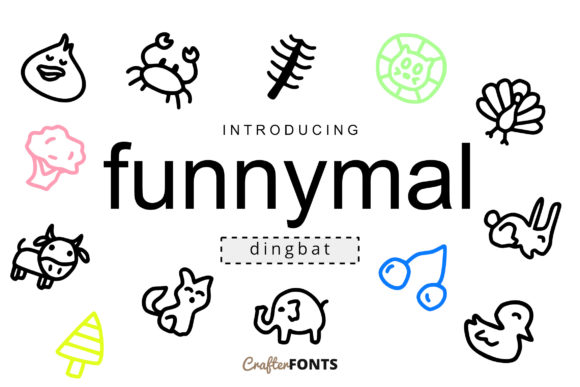Funnymal Doodle Font for Creative Projects