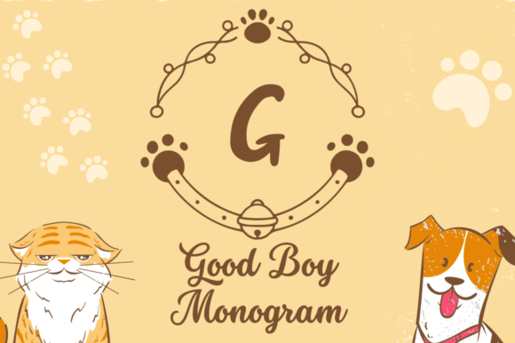 Good Boy Monogram Font