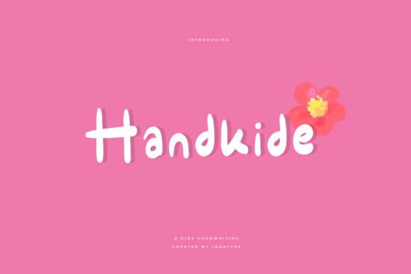 Handkide: A Playful Font for Creative Projects