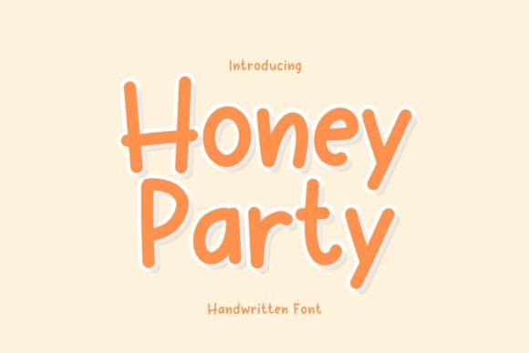 Honey Party Font for Creative Projects