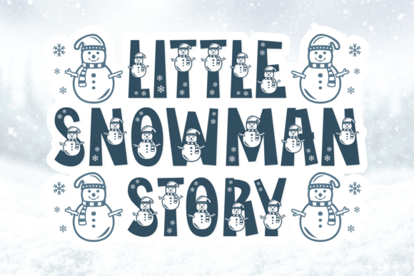 Little Snowman Story Font