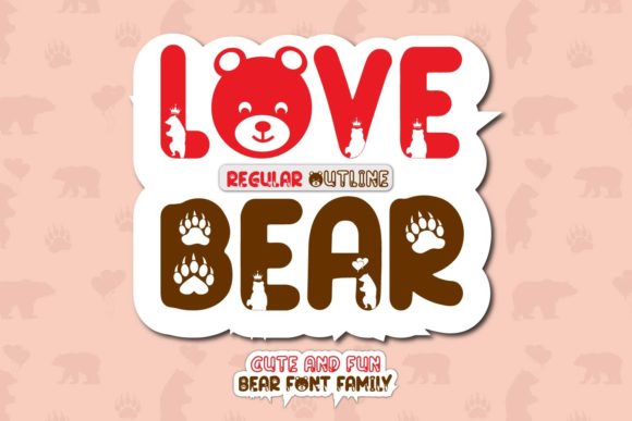 Love Bear Font: A Playful Touch for Design