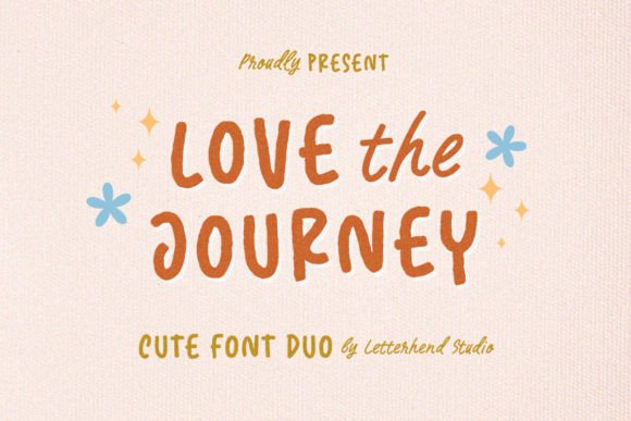 Love the Journey Font for Creative Campaigns