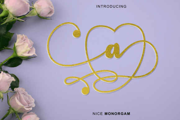 Nice Monogram Font for Business