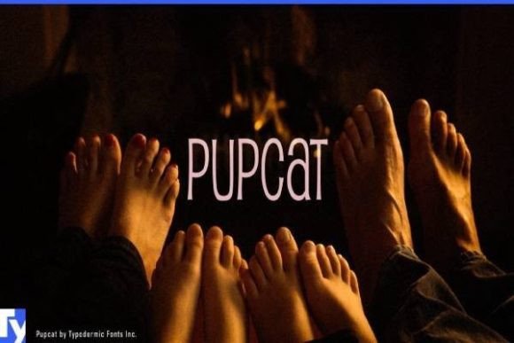 Pupcat: A Fun, Narrow Font for Creative Projects
