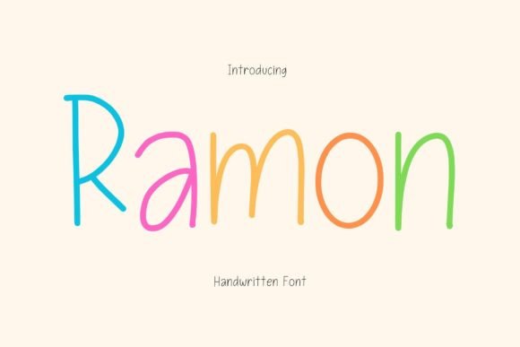Ramon: A Handwritten Font for Creative Web Design