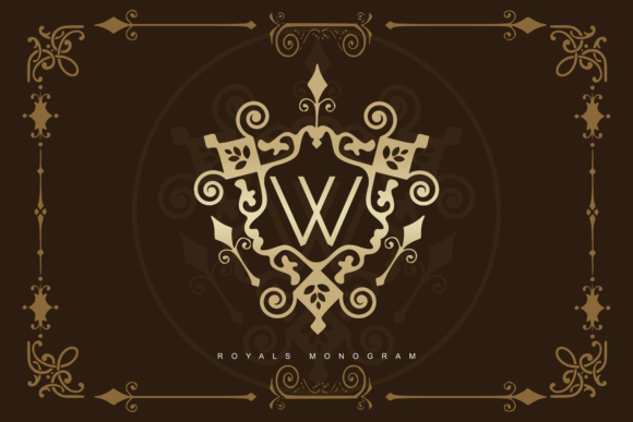 Royals Monogram Font
