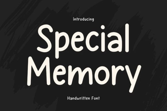 Special Memory Font for Creative Projects
