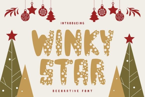 Winky Star Font for Web Design